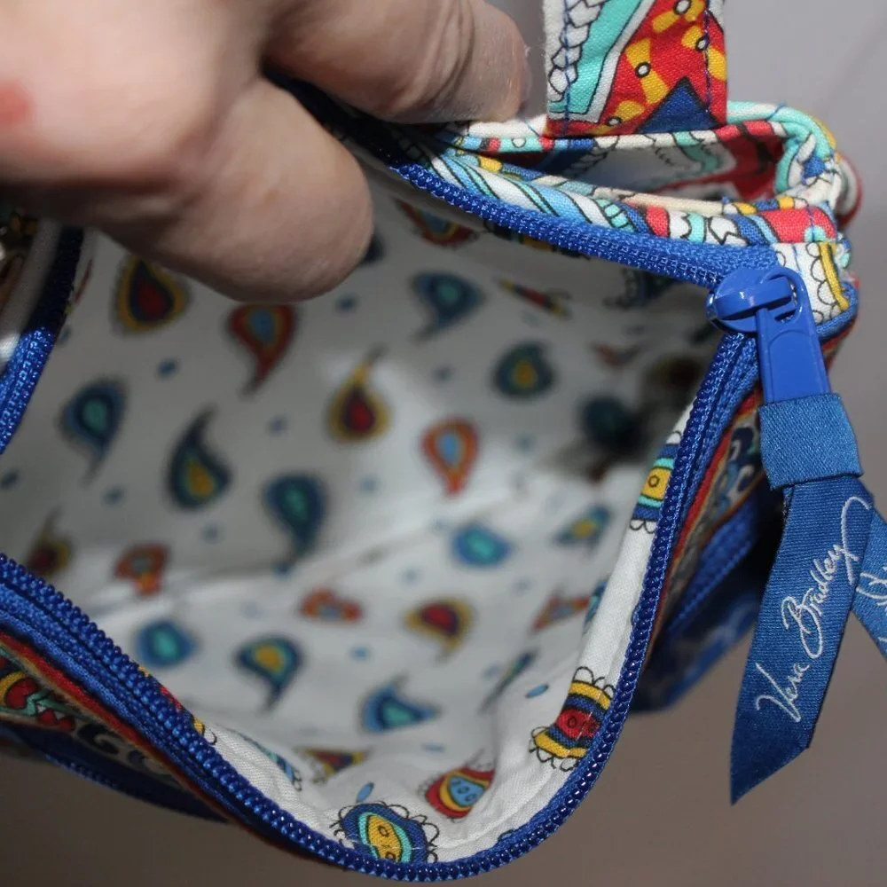 Vera Bradley Petal Paisley Small Zip Shoulder Bag